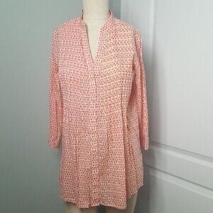 Rock Flower Paper Pink Dot Tunic Top